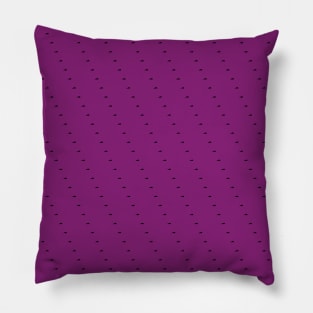 Purple Marching Ants Pillow