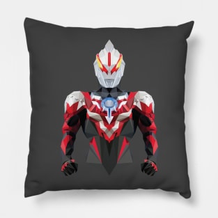 Ultraman Orb Thunder Breastar (Low Poly Style) Pillow