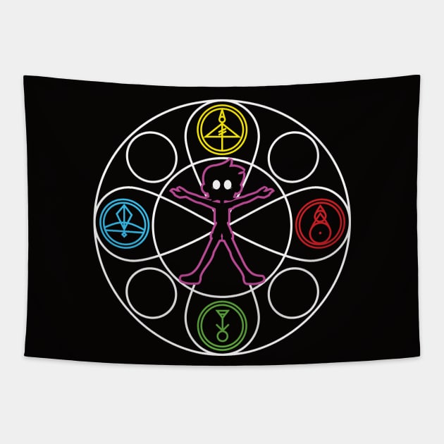 Glyph Magic Tapestry by Khr15_