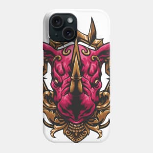 Badax Rhinocerotidae Phone Case