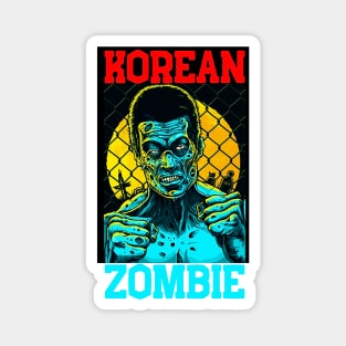 Korean Zombie Entertainer Magnet