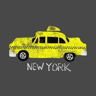 Yellow Cab New York City Souvenir Retro Print Retro, Gift T-Shirt