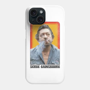 Serge Gainsbourg /\/ Retro Style Fan Art Phone Case