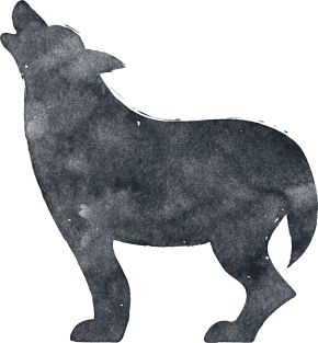 Wolf Inkpress Artwork Magnet