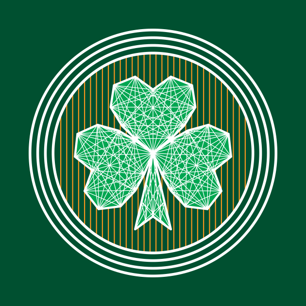 Geometric Shamrock by fimbis