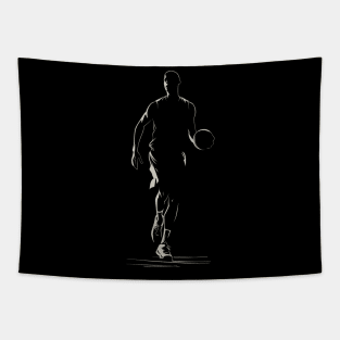 Slam Dunk Sensation: Basketball Player Art for Fans & Athletes Tapestry