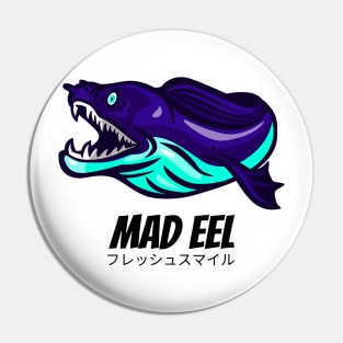 Mad Sea Eel Animal Pin