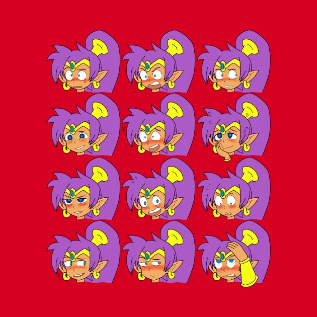 Shantae Expressions by Lyondor