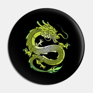 Japanese Dragon Vintage Demon Retro 101 Pin