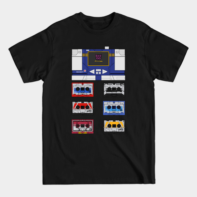 Discover Schematic Design for Soundwave and Cassettes - Soundwave - T-Shirt