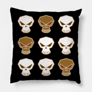 Gingerbread Skulls Pillow