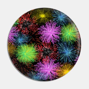 Festive Fireworks Pin