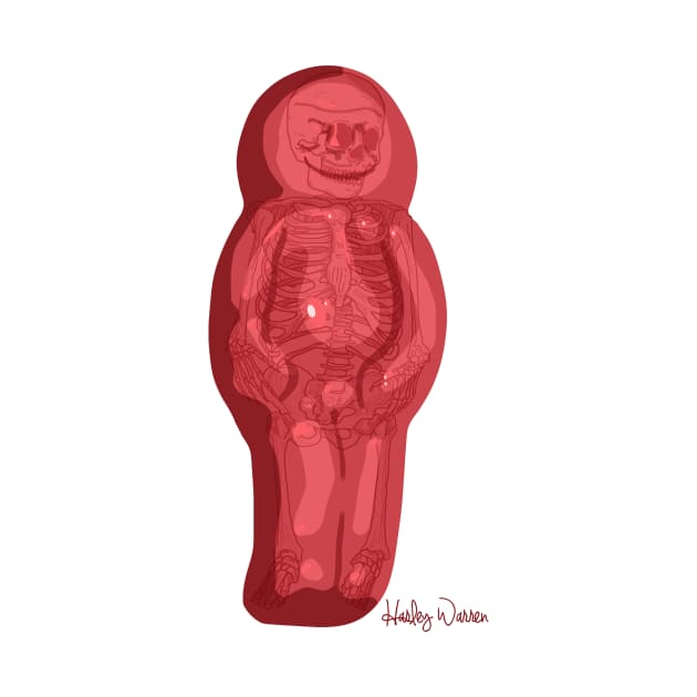 Jelly Baby Skeleton by Harley Warren