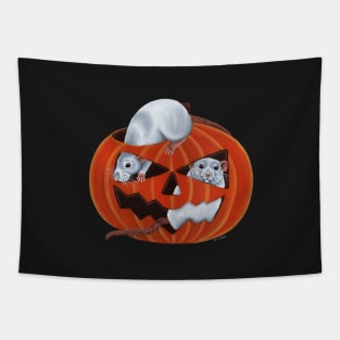 Pumpkin Rats Tapestry