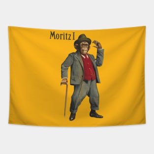 Moritz 1  Monkey in suit Tapestry