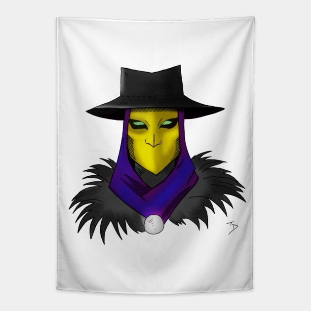 Bauta Mask Tapestry by TaliDe