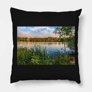 A Quiet Spot By A Lake Pillow