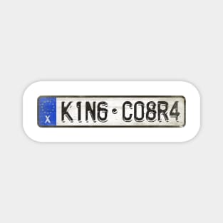 King Kobra - License Plate Magnet