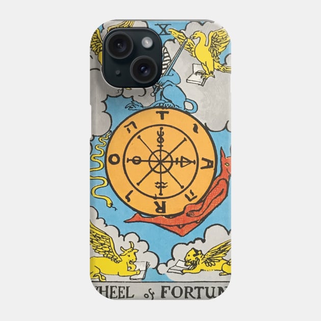 Wheel of Fortune Tarot Phone Case by Nate's World of Tees