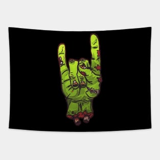 Rock N Roll Zombie Tapestry