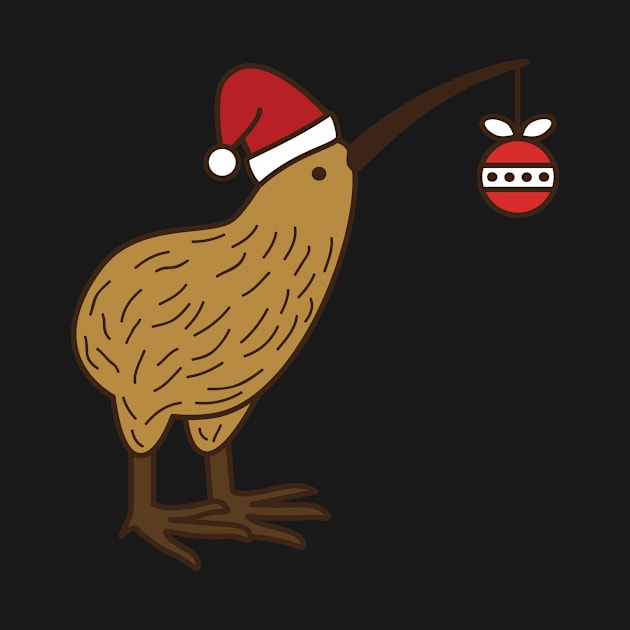 New Zealand Christmas Kiwi by Rebecca Tiana