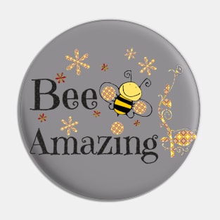 Bee Amazing Pin