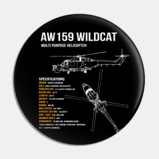 AW159 Wildcat Helicopter Pin