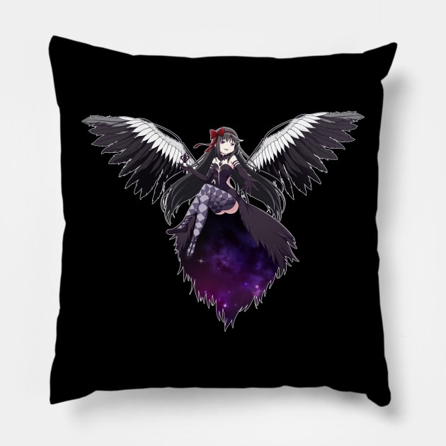 Homura Akemi - Final Form (Akuma Homura) Pillow by YueGraphicDesign