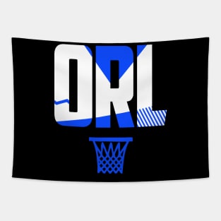 Throwback Orlando Basketball Art Tapestry