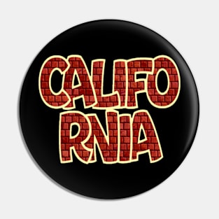 California wall Pin