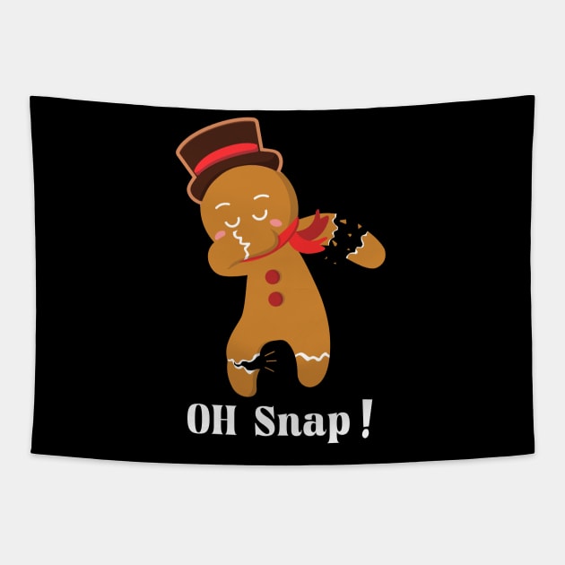 oh snap gingerbread Tapestry by CoolFuture