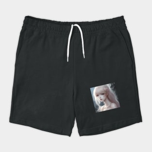 White Hair Anime Girl Style Cute Shorts