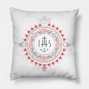 Religious symbols composition Pillow