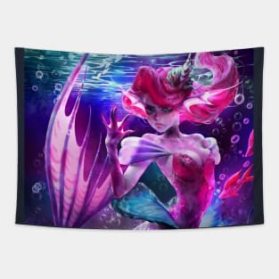 Dark Ariel fanart Tapestry