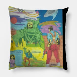 B Movie Poster Pillow