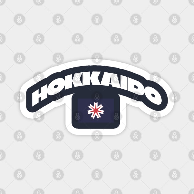 Hokkaido, Japan City Flag Magnet by Issho Ni