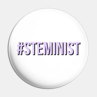 #steminist in purple Pin