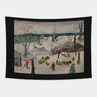 grandma moses Tapestry