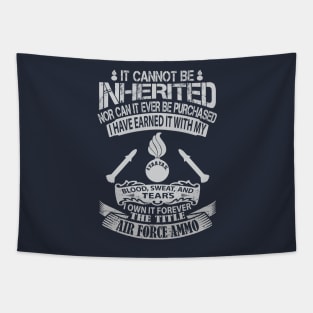 Not Inherited Air Force Ammo Tapestry