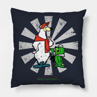 Breezly And Sneezly Retro Japanese Pillow