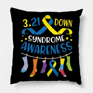 March 21 Down Syndrome Awareness Day Socks Me You Mommy Dad Pillow