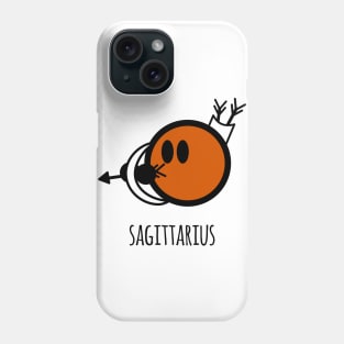 Horoscope - Cute zodiac – Sagittarius (white) Phone Case