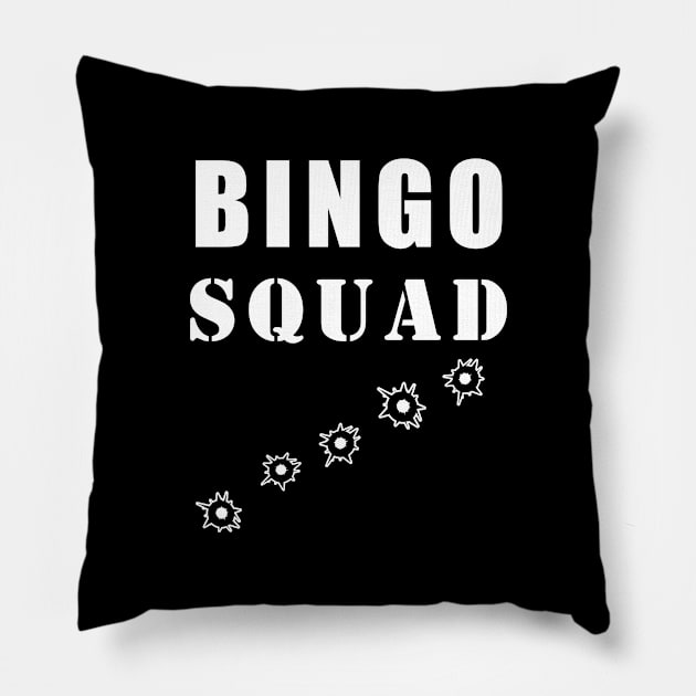 Bingo Squad Pillow by Mamon