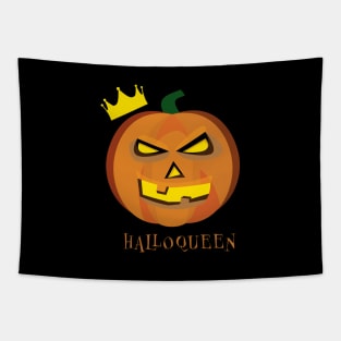 Halloqueen - Halloween pun Tapestry