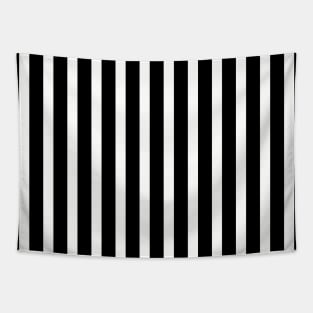 Black and White Stripes Tapestry