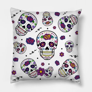 Sugar skull pattern Pillow