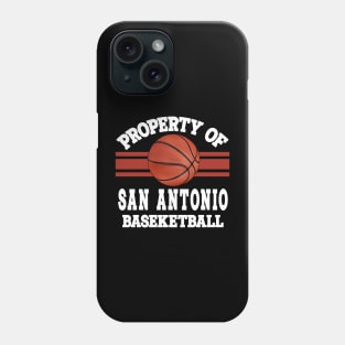 Proud Name San Antonio Graphic Property Vintage Basketball Phone Case