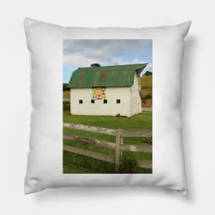 Barn, West Virginia Pillow