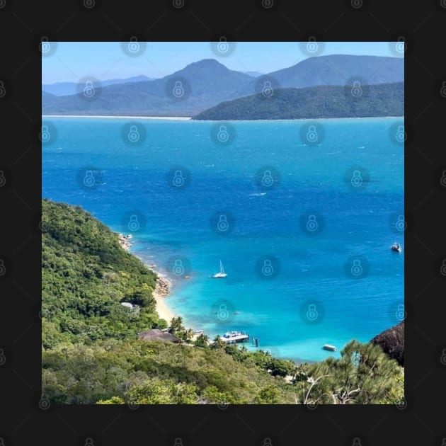 Fitzroy Island Reef to Rainforest View by Felicity-K