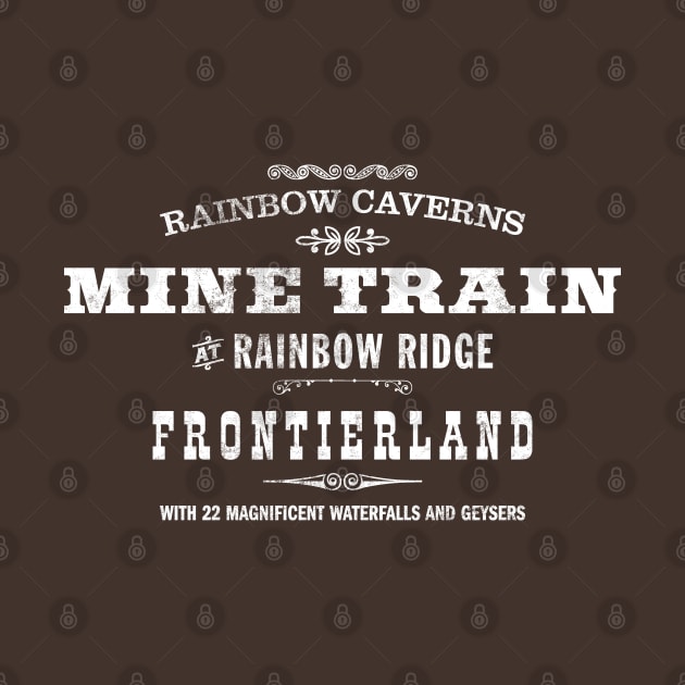 Frontierland Mine Train 1956 by BurningSettlersCabin